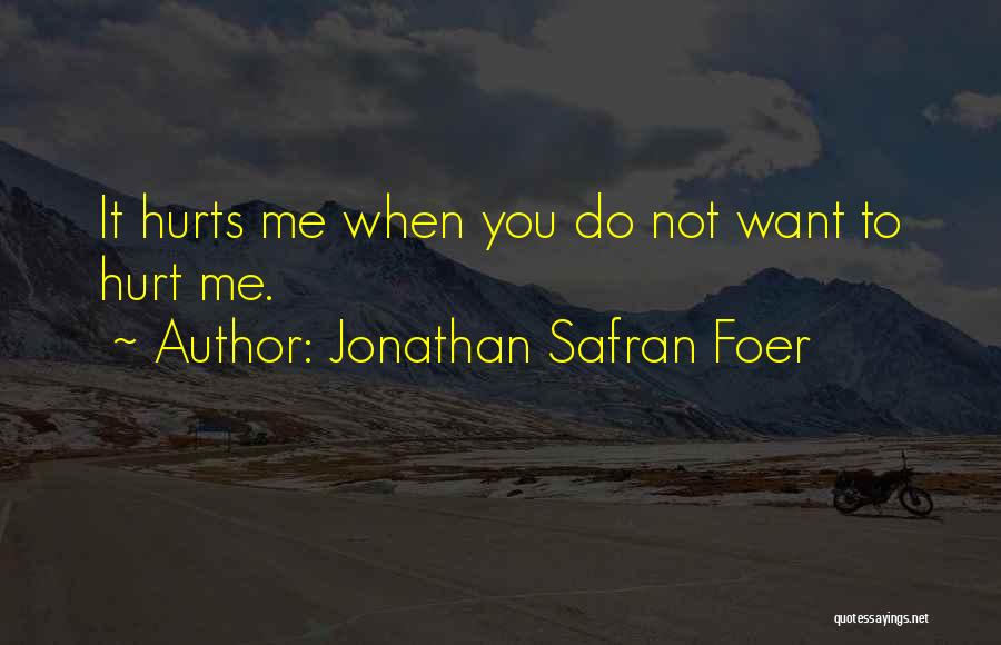 When Love Hurts Quotes By Jonathan Safran Foer