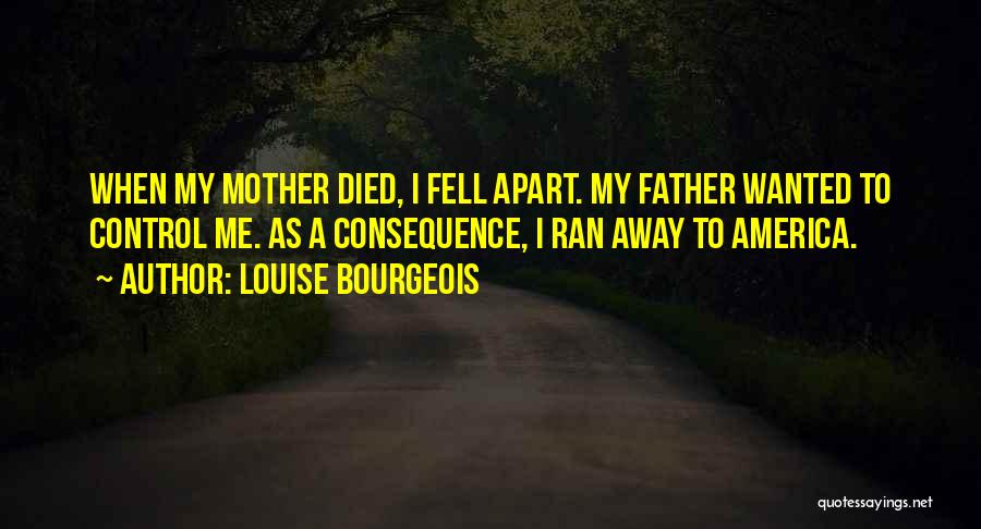 When Mother Died Quotes By Louise Bourgeois