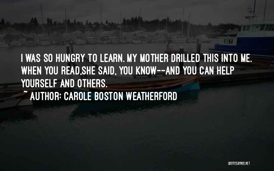 When Mother Quotes By Carole Boston Weatherford