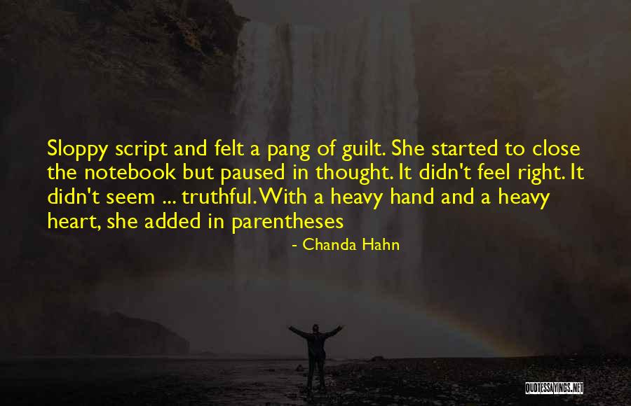 When My Heart Is Heavy Quotes By Chanda Hahn When My Heart Is Heavy Quotes By Chanda Hahn
