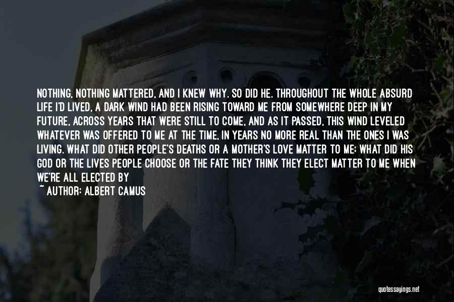 When Nothing Mattered Quotes By Albert Camus