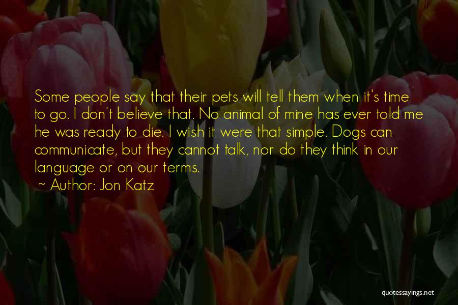 When Pets Die Quotes By Jon Katz