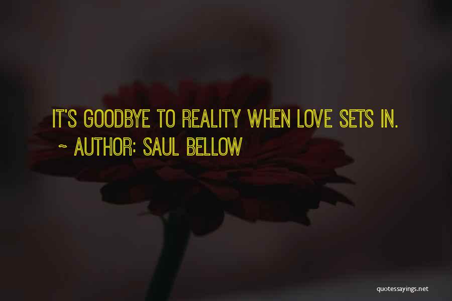 When Reality Sets In Quotes By Saul Bellow