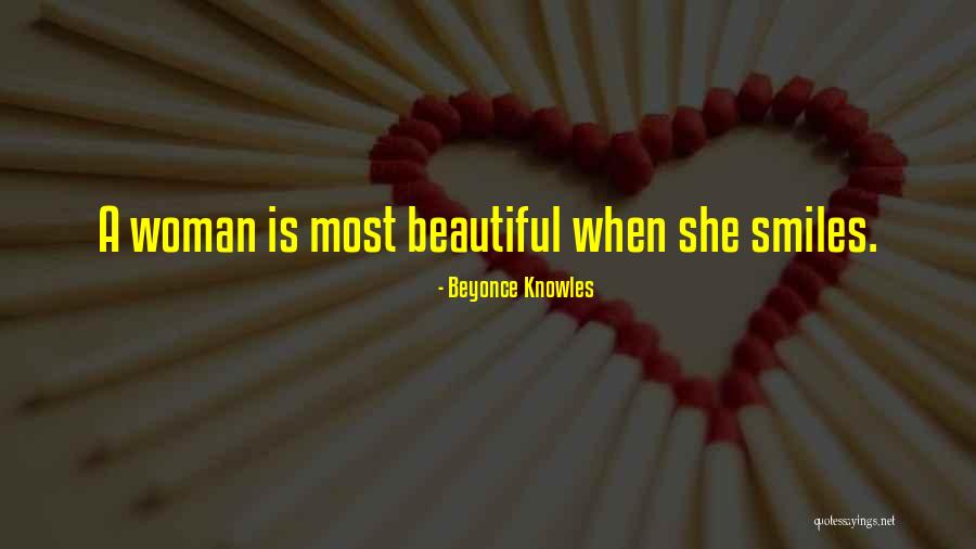 When She Smiles Quotes By Beyonce Knowles