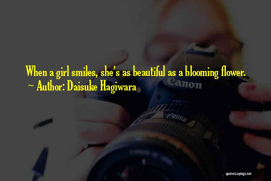 When She Smiles Quotes By Daisuke Hagiwara