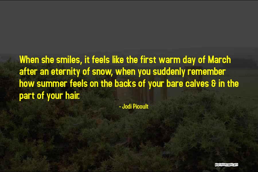 When She Smiles Quotes By Jodi Picoult