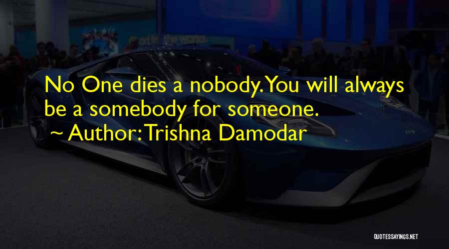 When Someone Dies Inspirational Quotes By Trishna Damodar