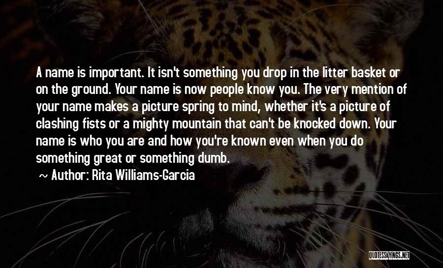 When Something Is Important To You Quotes By Rita Williams-Garcia