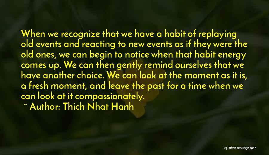 When The Time Comes Quotes By Thich Nhat Hanh