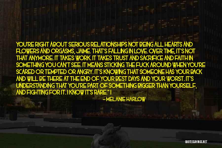 When The Time's Right Love Quotes By Melanie Harlow When The Time's Right Love Quotes By Melanie Harlow