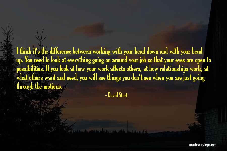 When Things Look Down Quotes By David Sturt When Things Look Down Quotes By David Sturt