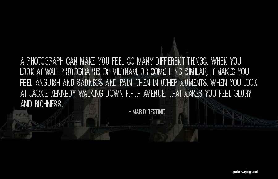 When Things Look Down Quotes By Mario Testino