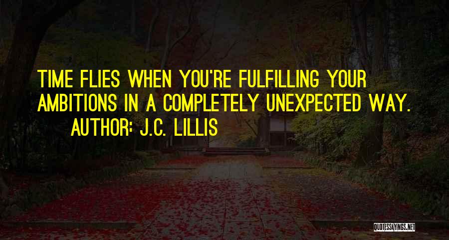 When Time Flies Quotes By J.C. Lillis