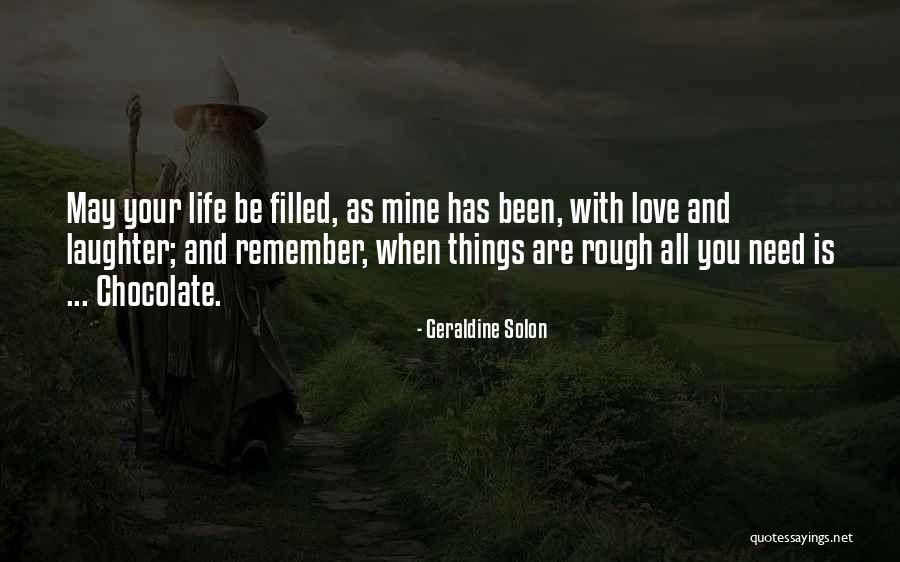 When Times Are Rough Quotes By Geraldine Solon When Times Are Rough Quotes By Geraldine Solon