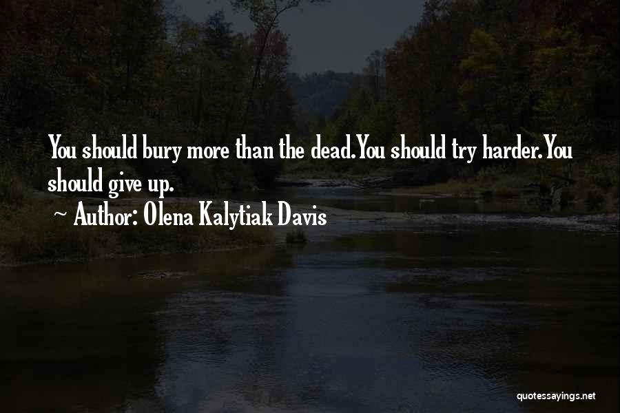 When To Give Up Or Try Harder Quotes By Olena Kalytiak Davis