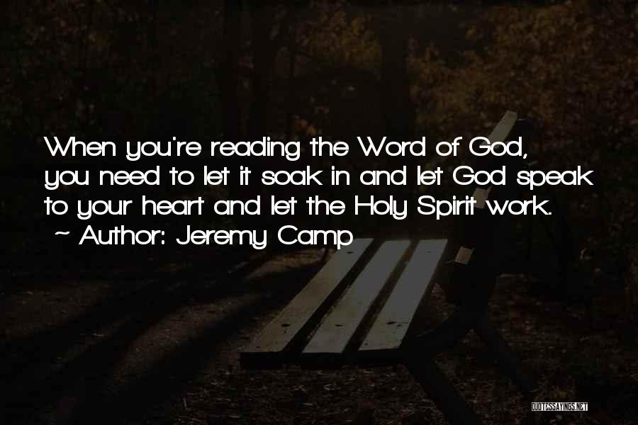 When To Let Go Quotes By Jeremy Camp