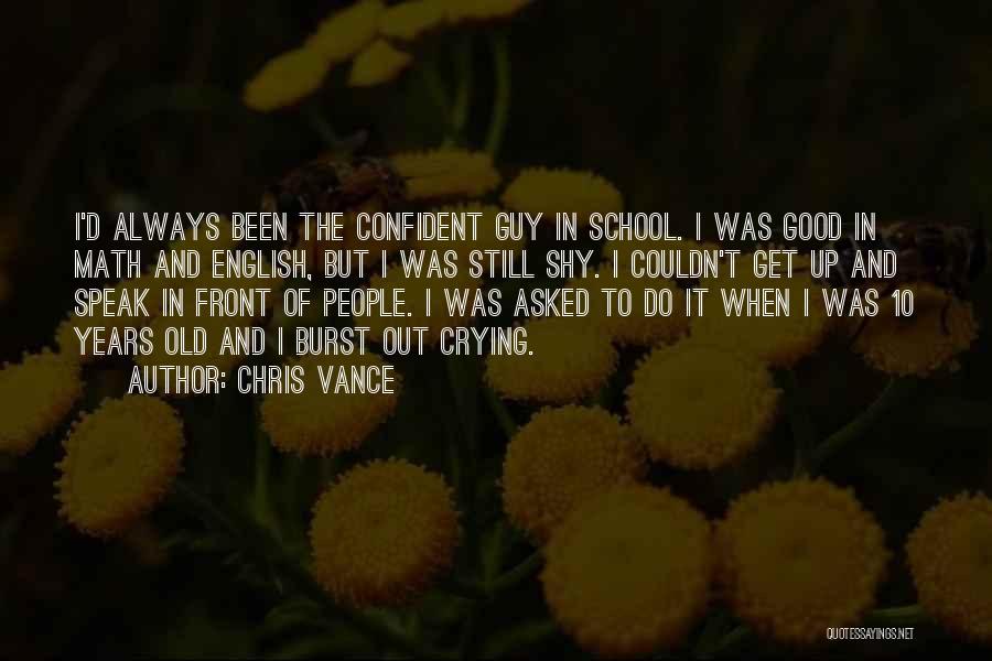 When To Speak Quotes By Chris Vance