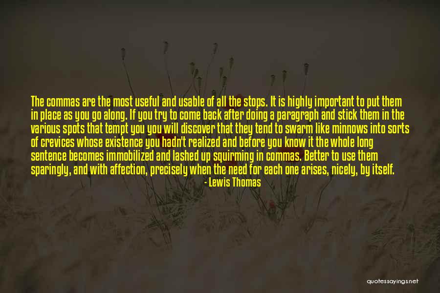 When To Use Commas Before Quotes By Lewis Thomas When To Use Commas Before Quotes By Lewis Thomas