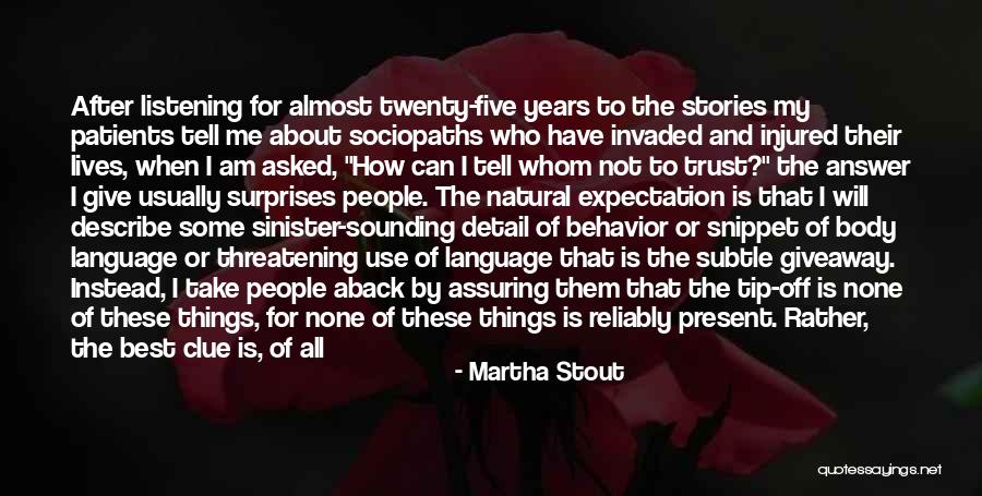 When To Use Instead Of Quotes By Martha Stout When To Use Instead Of Quotes By Martha Stout