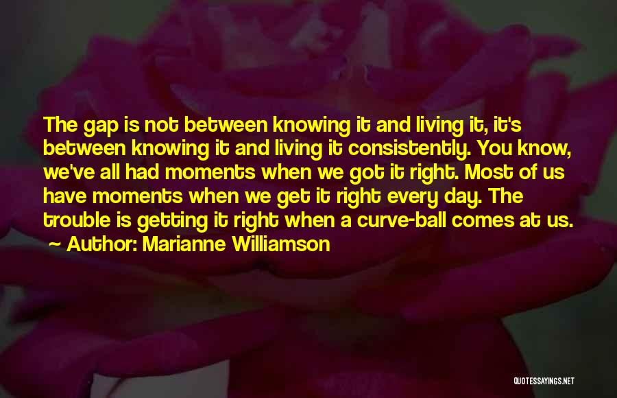 When Trouble Comes Quotes By Marianne Williamson