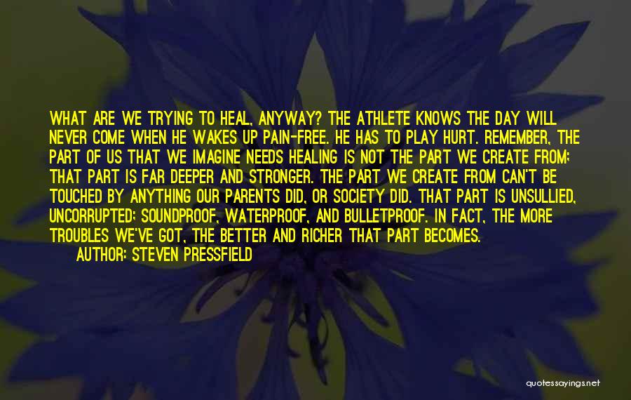 When Troubles Come Quotes By Steven Pressfield