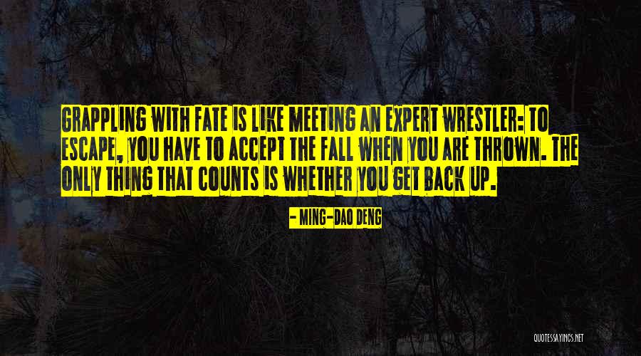 When U Fall Get Back Up Quotes By Ming-Dao Deng When U Fall Get Back Up Quotes By Ming-Dao Deng