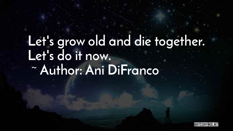 When We Grow Old Together Quotes By Ani DiFranco