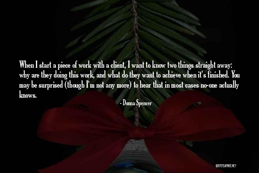When You Are Finished Quotes By Donna Spencer When You Are Finished Quotes By Donna Spencer