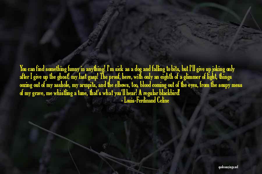 When You Are Sick Funny Quotes By Louis-Ferdinand Celine When You Are Sick Funny Quotes By Louis-Ferdinand Celine