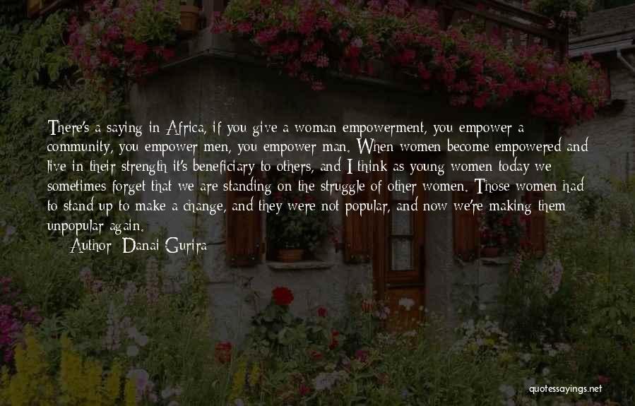 When You Are The Other Woman Quotes By Danai Gurira