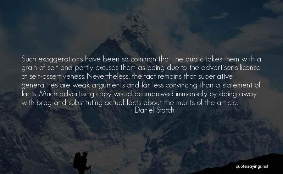 When You Brag Quotes By Daniel Starch When You Brag Quotes By Daniel Starch