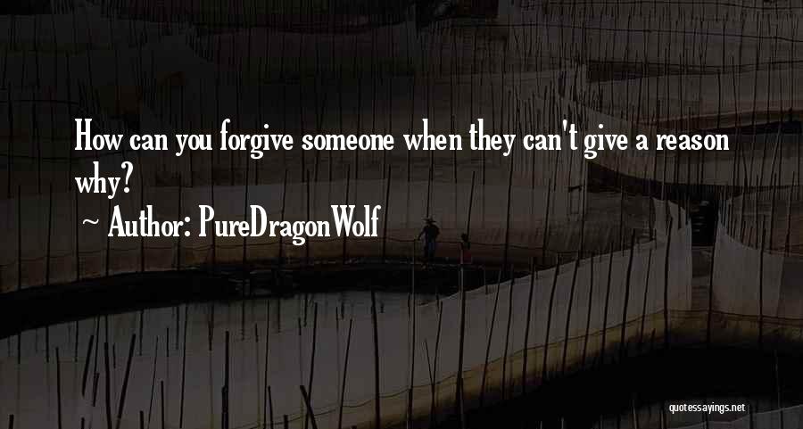 When You Can't Forgive Someone Quotes By PureDragonWolf