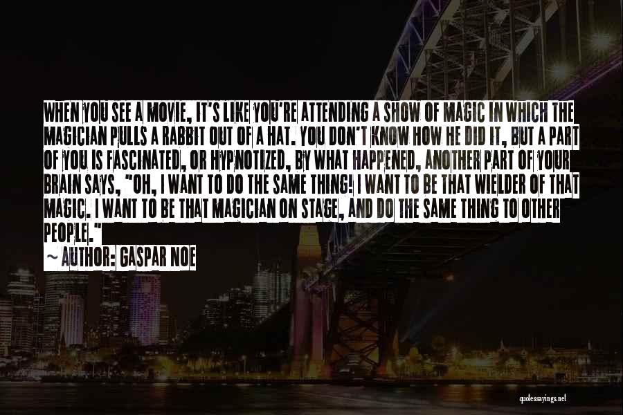 When You Don't Know What You Did Quotes By Gaspar Noe