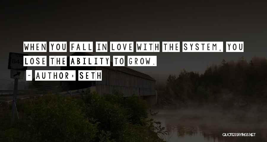 When You Fall In Love Quotes By Seth