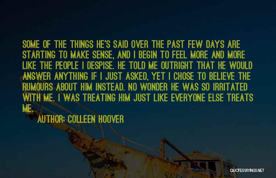 When You Feel Hopeless Quotes By Colleen Hoover