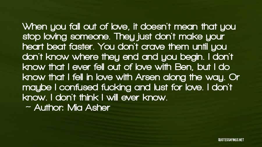 When You Fell In Love Quotes By Mia Asher