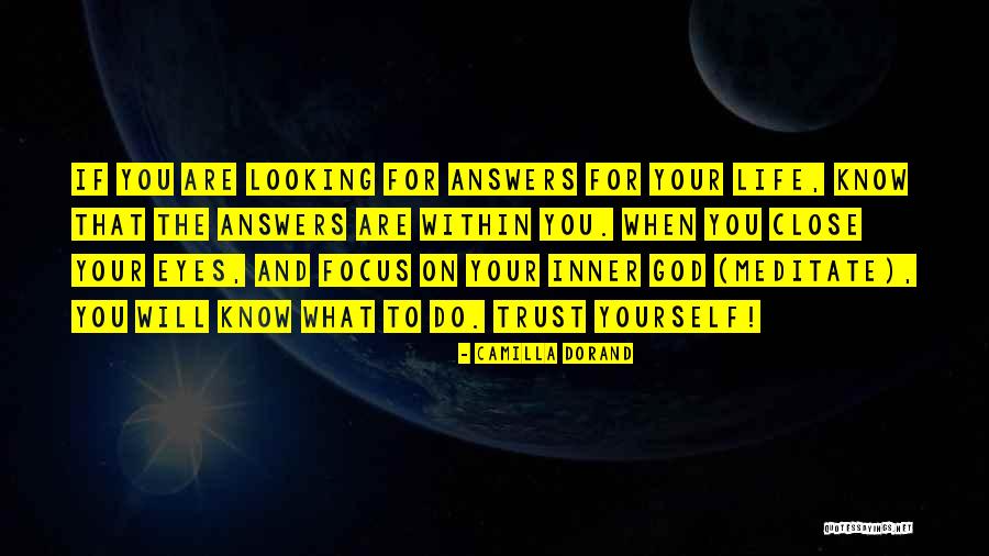When You Focus On Yourself Quotes By Camilla Dorand When You Focus On Yourself Quotes By Camilla Dorand