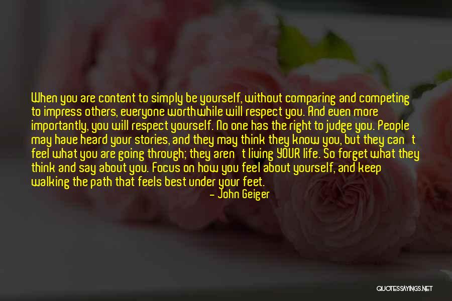 When You Focus On Yourself Quotes By John Geiger When You Focus On Yourself Quotes By John Geiger