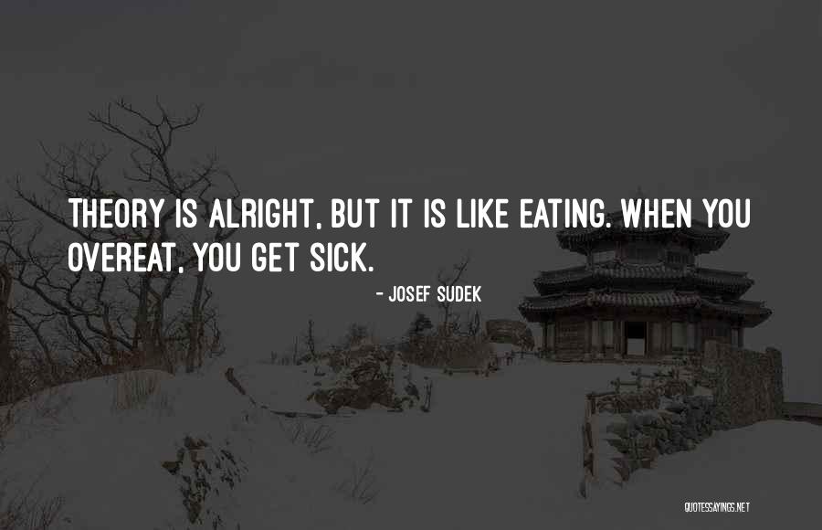 When You Get Sick Quotes By Josef Sudek When You Get Sick Quotes By Josef Sudek