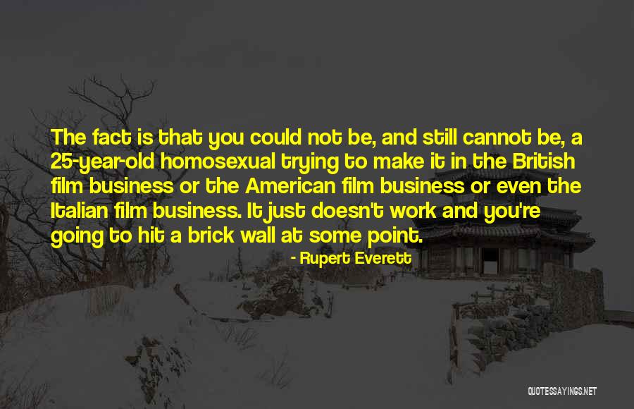 When You Hit A Wall Quotes By Rupert Everett When You Hit A Wall Quotes By Rupert Everett