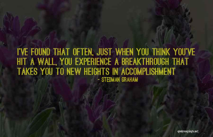 When You Hit A Wall Quotes By Stedman Graham When You Hit A Wall Quotes By Stedman Graham