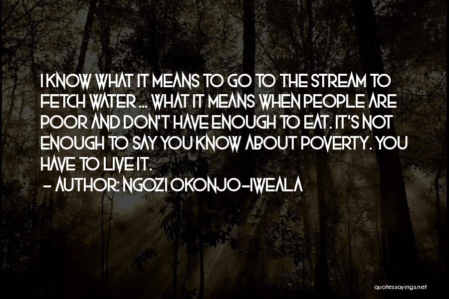 When You Know It's Enough Quotes By Ngozi Okonjo-Iweala