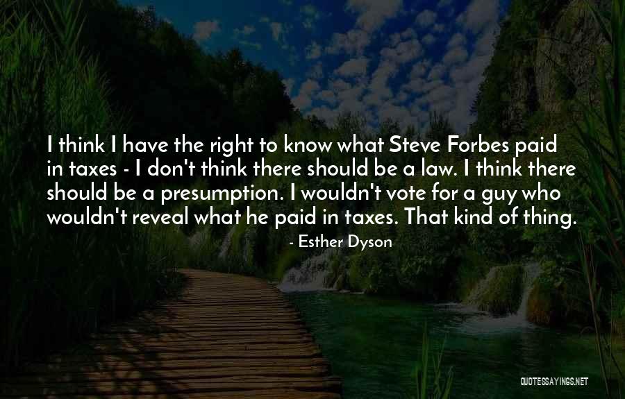 When You Know It's The Right Guy Quotes By Esther Dyson When You Know It's The Right Guy Quotes By Esther Dyson