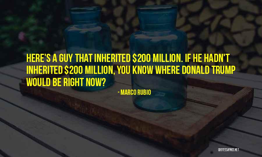 When You Know It's The Right Guy Quotes By Marco Rubio