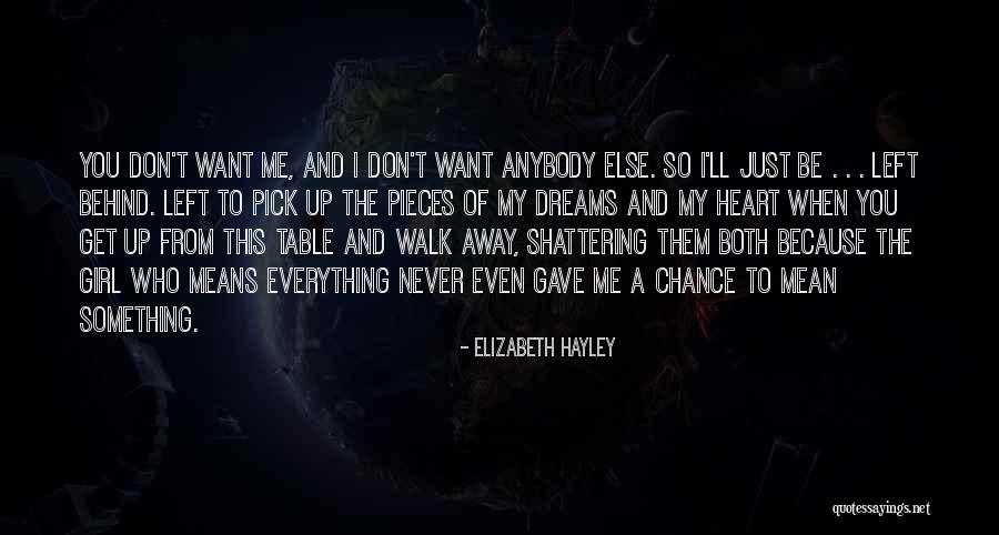 When You Left Me Quotes By Elizabeth Hayley When You Left Me Quotes By Elizabeth Hayley