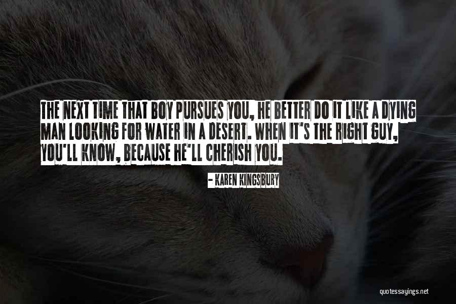 When You Like A Guy Quotes By Karen Kingsbury When You Like A Guy Quotes By Karen Kingsbury