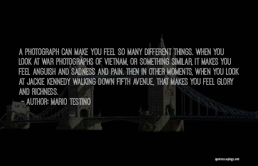 When You Look Down Quotes By Mario Testino
