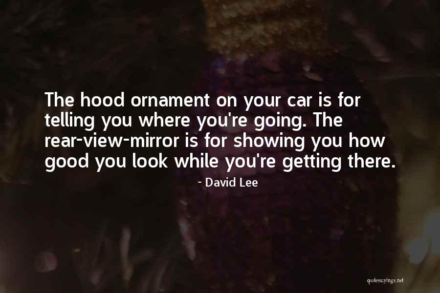 When You Look In The Rear View Mirror Quotes By David Lee When You Look In The Rear View Mirror Quotes By David Lee