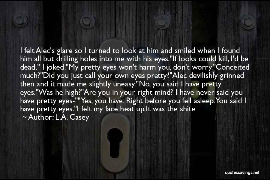 When You Look Into My Eyes Quotes By L.A. Casey