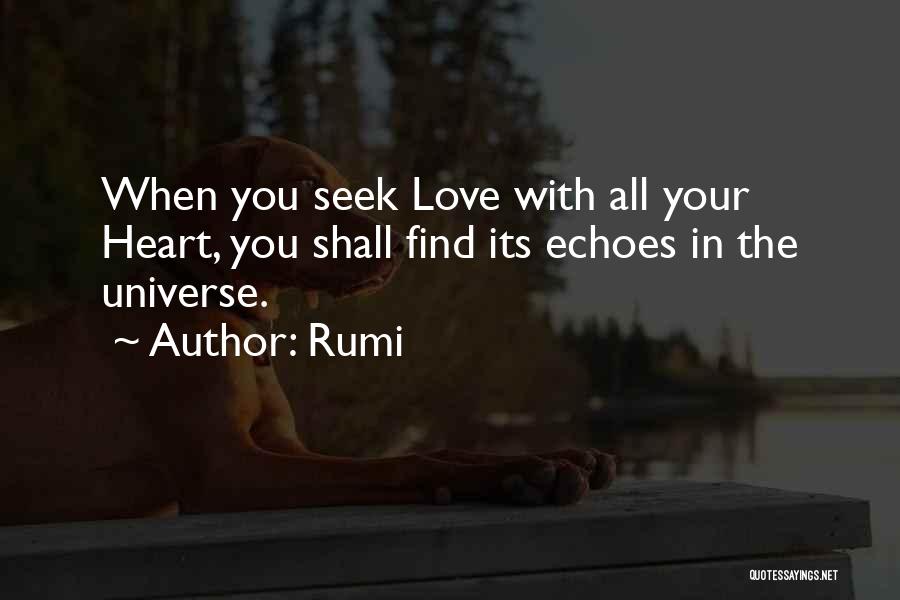 When You Love Love With All Your Heart Quotes By Rumi